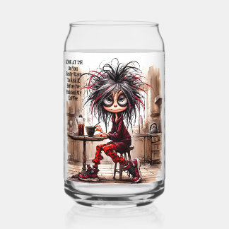 Quirky Coffee Lady Risiko IT Trinkbehälter Set Dosenglas