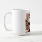 Quirky Coffee Lady riskiert IT-Tasse Kaffeetasse (Links)