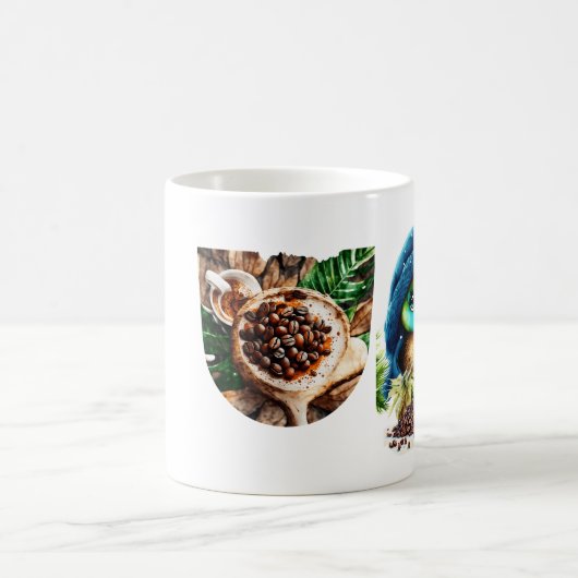 Quirky Coffee Lover Duck Design Kaffeetasse (Mittel)