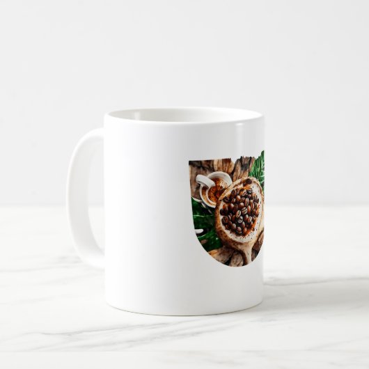 Quirky Coffee Lover Duck Design Kaffeetasse (Vorderseite Links)