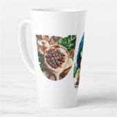 Quirky Coffee Lover Duck Design Milchtasse (Linke Ecke)