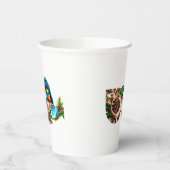 Quirky Coffee Lover Duck Design Pappbecher (Links)