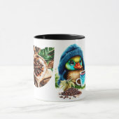 Quirky Coffee Lover Duck Design Tasse (Zentrum)