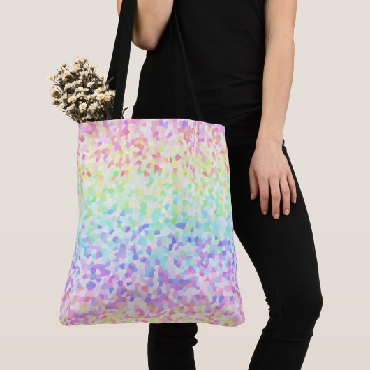 Quirky Colorful Groovy Rainbow Sprinkle Mosaik Tasche (Von Nahem)