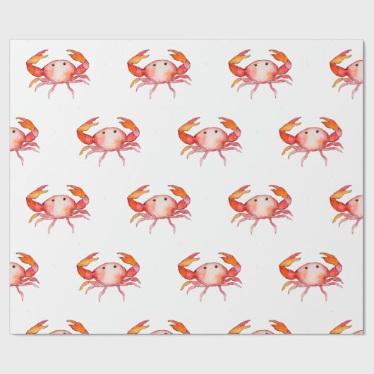Quirky Crab Packpapier (Flach)