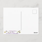 Quirky Creme Brulee Dessert Funny Cartoon Spaß Postkarte (Rückseite)