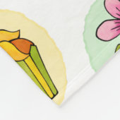 Quirky Cupcakes Fleece Blanket, groß (Ecke)