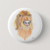 Quirky-Dackel Button (Vorderseite)