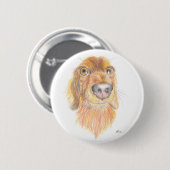 Quirky-Dackel Button (Vorne & Hinten)