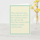 Quirky-, Darks- und Zweischalenkarte, Karte (Gelbe Blume)