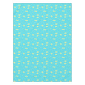Quirky Doodle Sky Blue Limon Graduation Party Tischdecke (Vorderseite)