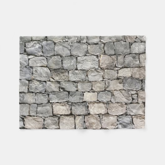 Quirky Dry Stone Wall Fleecedecke (Vorderseite (Horizontal))