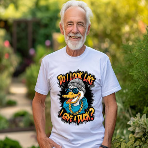 Quirky Duck: Sehe ich aus, als gäbe ich eine Ente? T-Shirt