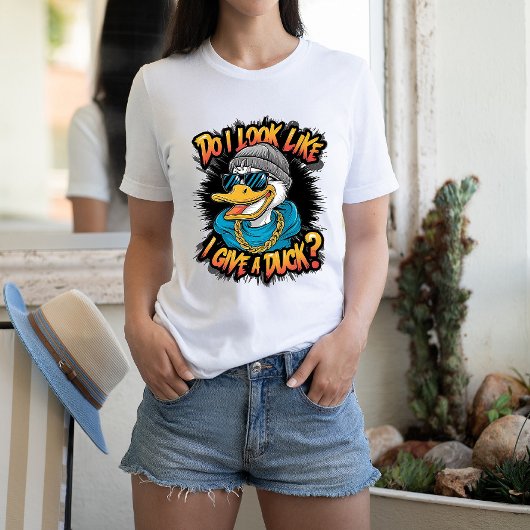 Quirky Duck: Sehe ich aus, als gäbe ich eine Ente? T-Shirt
