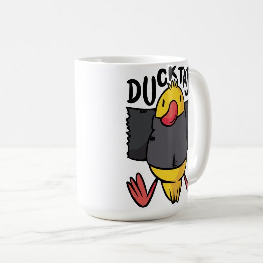 Quirky Duck Tape Wall Mount Kaffeetasse (VorderseiteRechts)