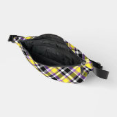 Quirky Eclectic Boho - Flag für nichtbinäre Karier Bauchtasche (Offen)