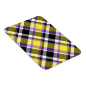 Quirky Eclectic Boho - Flag für nichtbinäre Karier Magnet (Rechte Seite)
