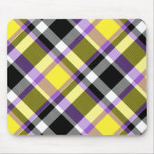 Quirky Eclectic Boho - Flag für nichtbinäre Karier Mousepad (Vorne)