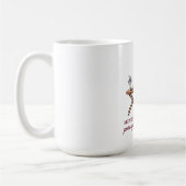 Quirky Einzigartiger Pun Porcupine Kaffeetasse (Links)