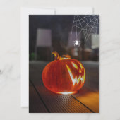 Quirky Euro-Chic Halloween Party Invitation Einladung (Rückseite)