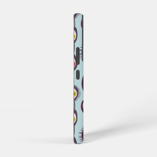 Quirky Eyes Weird Psychedelic Groovy Samsung Galaxy Hülle (Rechte Seite)