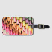 Quirky farbenfrohe Macaroons Gepäckanhänger (Vorderseite (Horizontal))