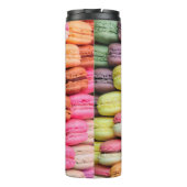Quirky farbenfrohe Macaroons Thermosbecher (Rückseite)