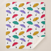 Quirky-Farbenfrost Fallschirmspringer Sherpadecke (Vorderseite)