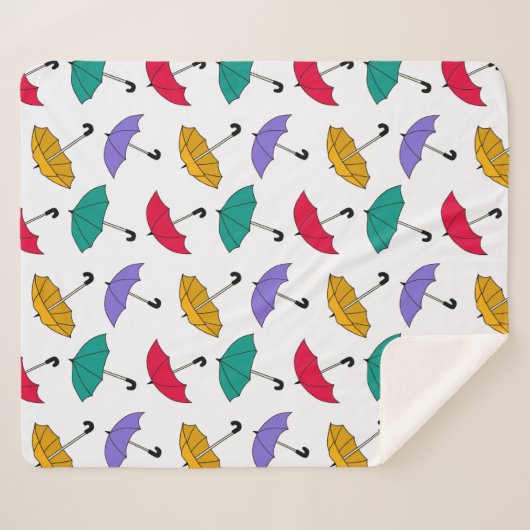 Quirky-Farbenfrost Fallschirmspringer Sherpadecke (Vorderseite (Horizontal))