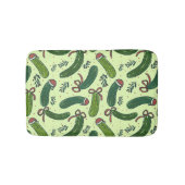 Quirky Festivals Weihnachtsmuster Badematte (Vorderseite)