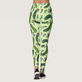 Quirky Festivals Weihnachtsmuster Leggings (Rückseite)