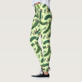 Quirky Festivals Weihnachtsmuster Leggings