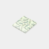 Quirky Festivals Weihnachtsmuster Post-it Klebezettel (angewinkelt)