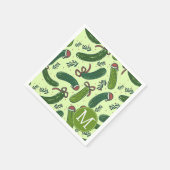 Quirky Festivals Weihnachtsmuster Serviette (Ecke)