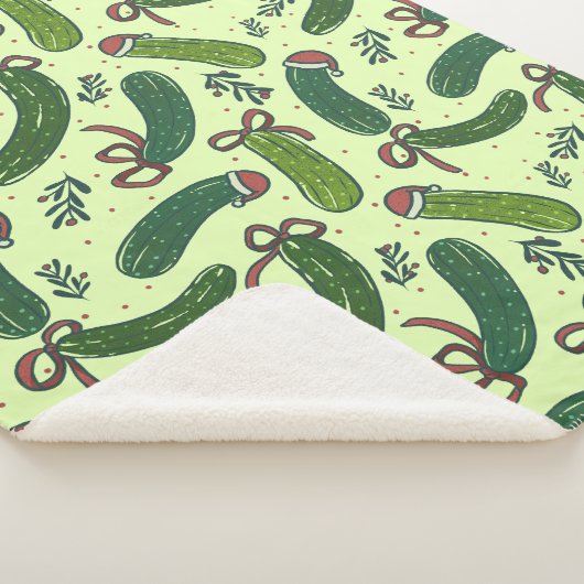 Quirky Festivals Weihnachtsmuster Sherpadecke (3/4)