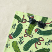 Quirky Festivals Weihnachtsmuster Strandtuch (Beispiel)