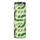 Quirky Festivals Weihnachtsmuster Thermosbecher (Rückseite)