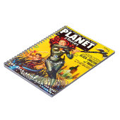 QUIRKY FIFTIES SCI FI PULP DESIGN NOTIZBLOCK (Linke Seite)