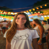 Quirky Fluffy Tail Cat Tri-Blend Shirt