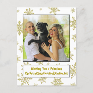 Quirky Fun All Inclusive Urlaub Saison Feiertagspostkarte