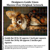Quirky & Fun Papillon Dog Portrait CQ2 Decoupage Seidenpapier