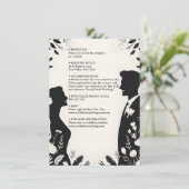 Quirky Funky Unique Spaß Meme Funny Wedding Begleitkarte (Stehend Vorderseite)