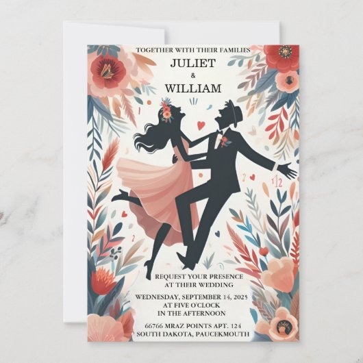 Quirky Funky Unique Spaß Meme Funny Wedding Einladung (Vorderseite)