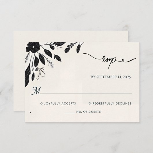 Quirky Funky Unique Spaß Meme Funny Wedding RSVP Karte (Vorne/Hinten)