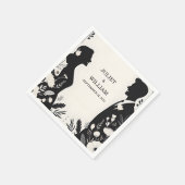 Quirky Funky Unique Spaß Meme Funny Wedding Serviette (Ecke)