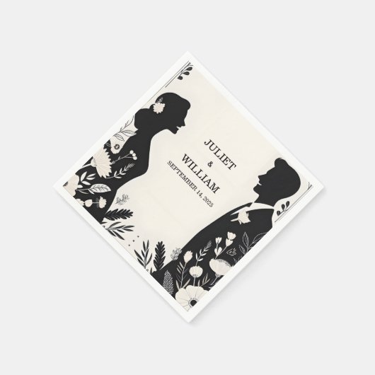 Quirky Funky Unique Spaß Meme Funny Wedding Serviette (Ecke)