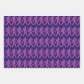 Quirky & Funny Bright Bunt Geburtstag Bigfoot Geschenkpapier Set (Vorderseite 2)