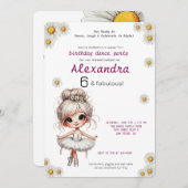 Quirky-Geburtstagseinladung Einladung (Vorne/Hinten)