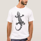 QUIRKY GECKO DESIGN ILLUSTRATION T-Shirt (Vorderseite)