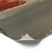 Quirky Geisha Girl | Digitale Kunst Poster (Ecke)